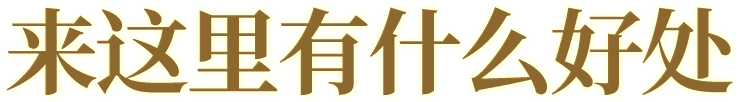 来这里有什么好处
